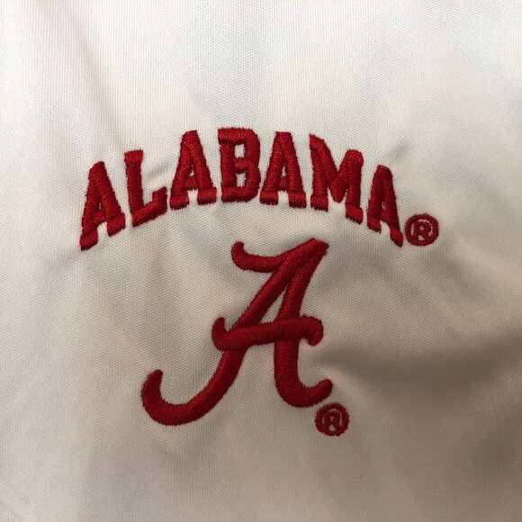 Proedge Mens Alabama Crimson Tide Forge Alumni Polo Shirt Large White Casual - Picture 6 of 8